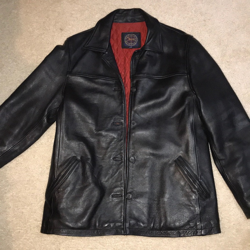 Harold’s leather jacket